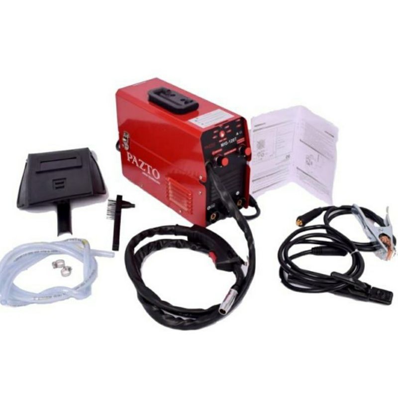 PAZTO Mesin 120T Las Mig 120A Pazto CO2 tanpa gas welding Gasless