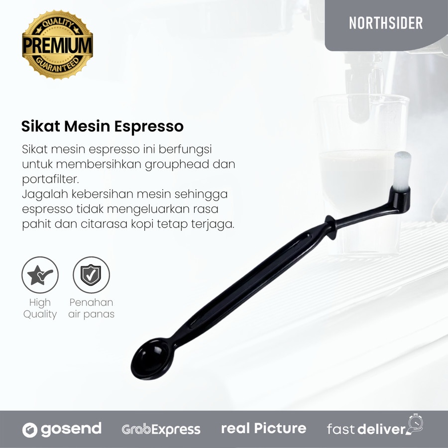 ESPRESSO GROUP HEAD CLEANER BRUSH - SIKAT MESIN KOPI