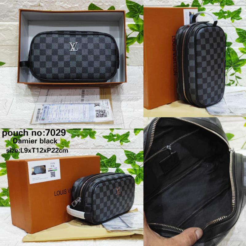 Pouch Leather Quality 663307/ Tas tangan Pria