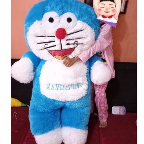 Boneka doraemon big jumbo 1,2 meter lucu murah