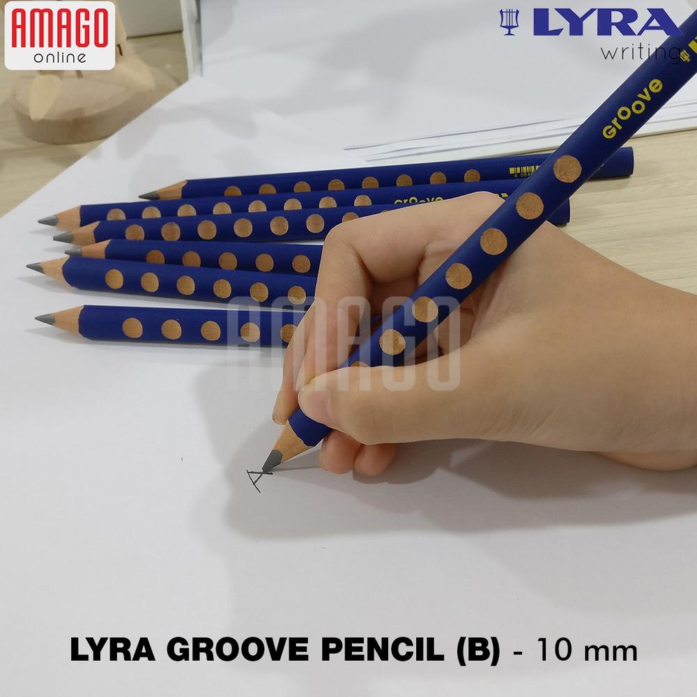 

[KODE PZWIE] LYRA GROOVE PENCIL JUMBO (B) - BLACK - 10 MM - 1870101
