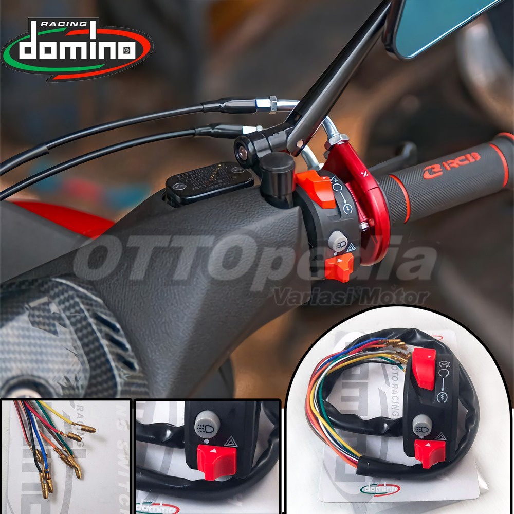 Switch Holder Saklar Kanan Dim Hazard Starter Cut Model Ducati Not KTC On Off Engine Stop Vixion KLX