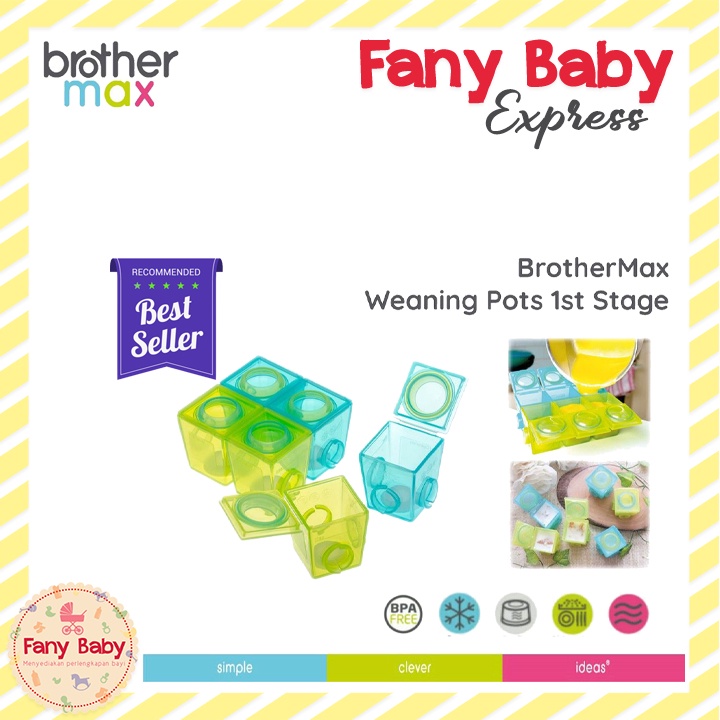 BROTHERMAX 1 STAGE WEANING POTS SMALL