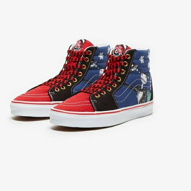 Vans Sk8-Hi x Disney Christmastown Nightmare 
Original Resmi Navya