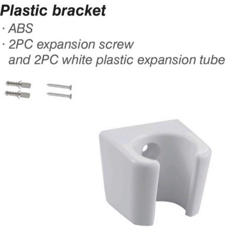 Gantungan bracket dudukan jet shower putih