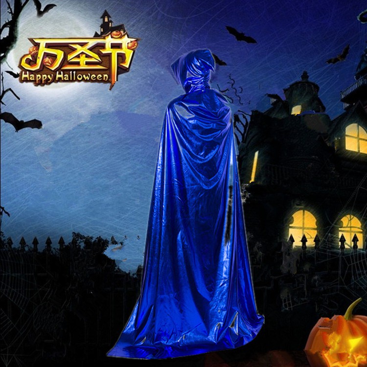 JB-05 jubah halloween hitam gold merah kilap death reaper setan devil iblis vampir dracula cloak