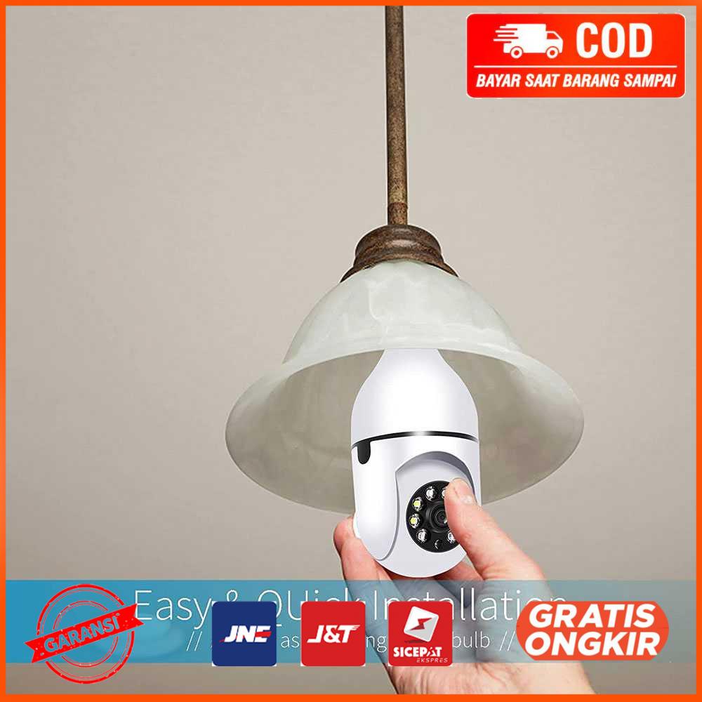 CCTV WiFi IP Camera Auto Tracking Dual Light E27 2MP HTN9348