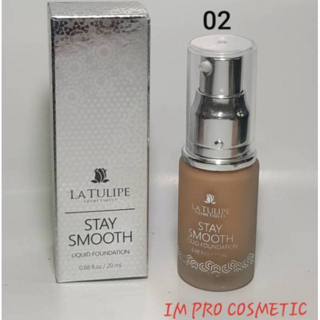 la tulipe stay smooth liquid foundation