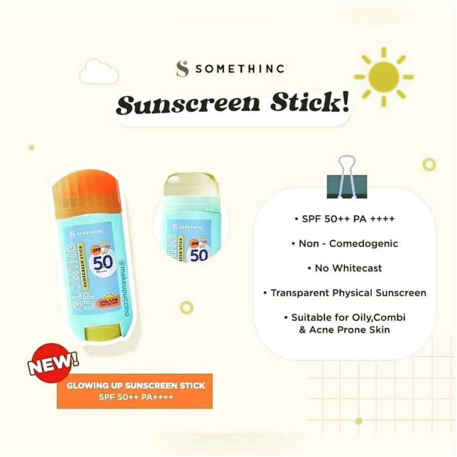 SOMETHINC GLOWING UP SUNSCREEN STICK 15GR
