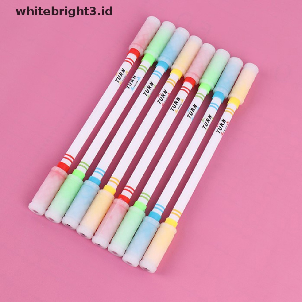 (whitebright3.id) Pulpen Spinning Anti Slip 20CM Warna Putih Untuk Kompetisi Champion