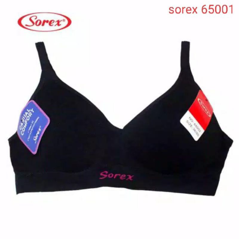 SOREX Bra Casual Comfort 65001 Busa Tipis Tanpa Kawat Original