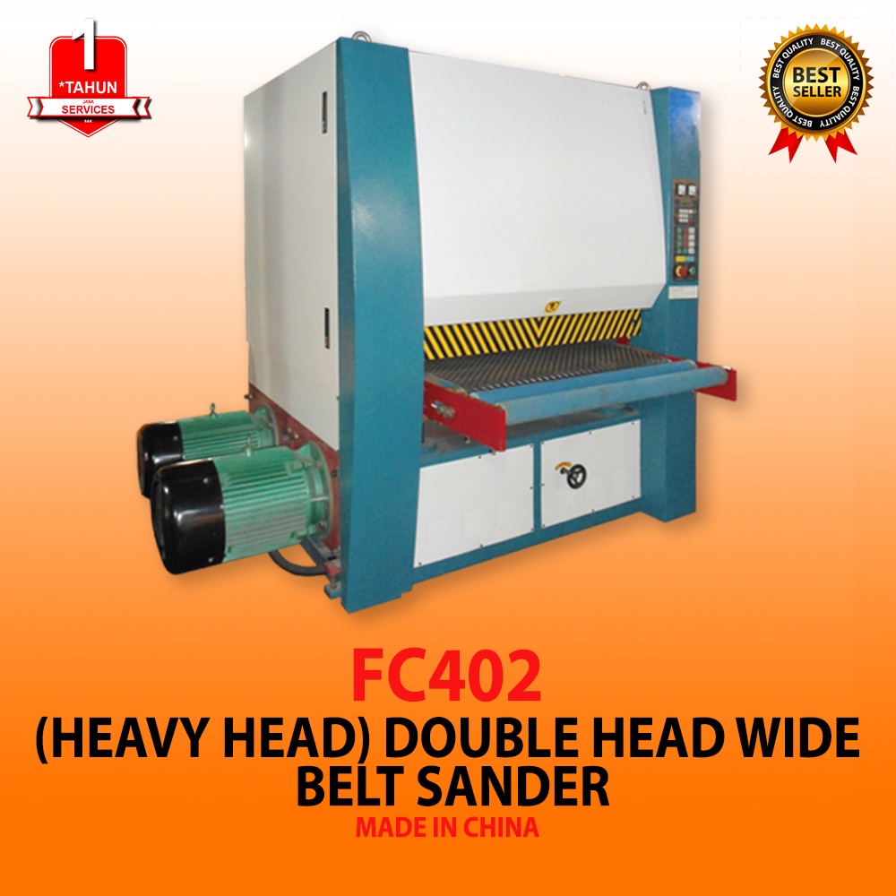 Mesin Amplas Kayu Double Head Wide Belt Sander  FC402