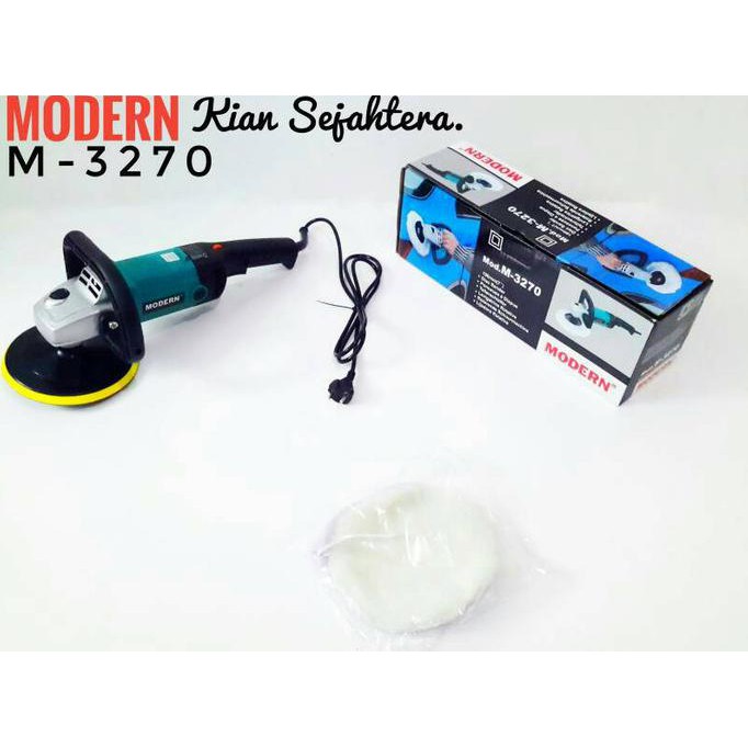 mesin gerinda poles mobil 7" modern m-3270 mesin poles 7 inch