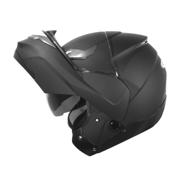Zeus ZS3100 Matt Black Modular Flip Up Double Visor Z3100
