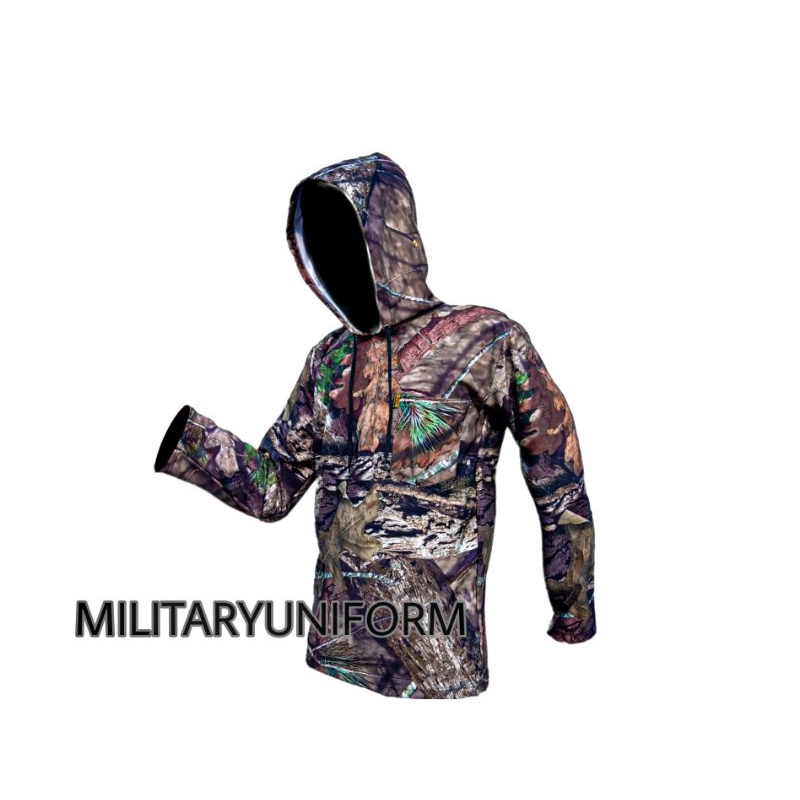 kaos Hoodie perbakin realtree ap mossy oak seweter camo