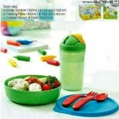 Tiwi Kidz Tupperware tempat bekal anak