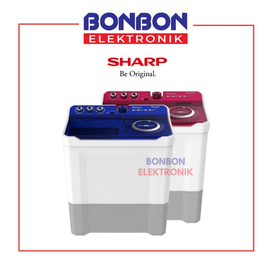 Sharp Mesin Cuci 2 Tabung 14KG ES-T1490WA-BL / EST 1490 WABL / WA BL