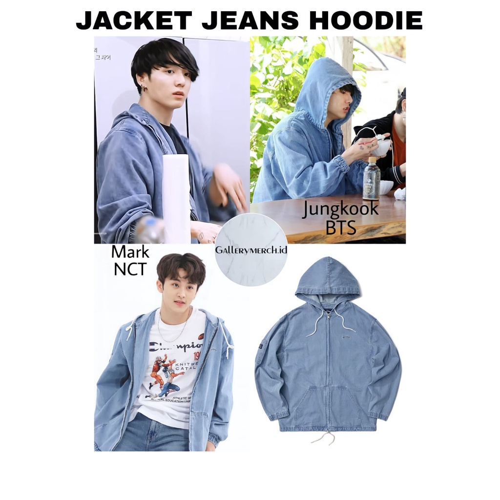 JUNGKOOK BTS MARK NCT -  JACKET JEANS HOODIE