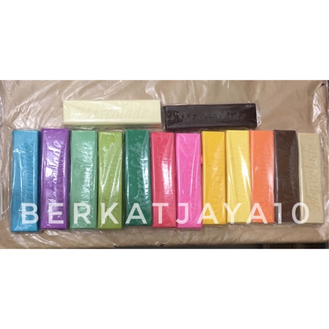 PROMO Murah MERCOLADE RAINBOW Compound Kemasan Repack Halal ANEKA RASA WARNA Coklat