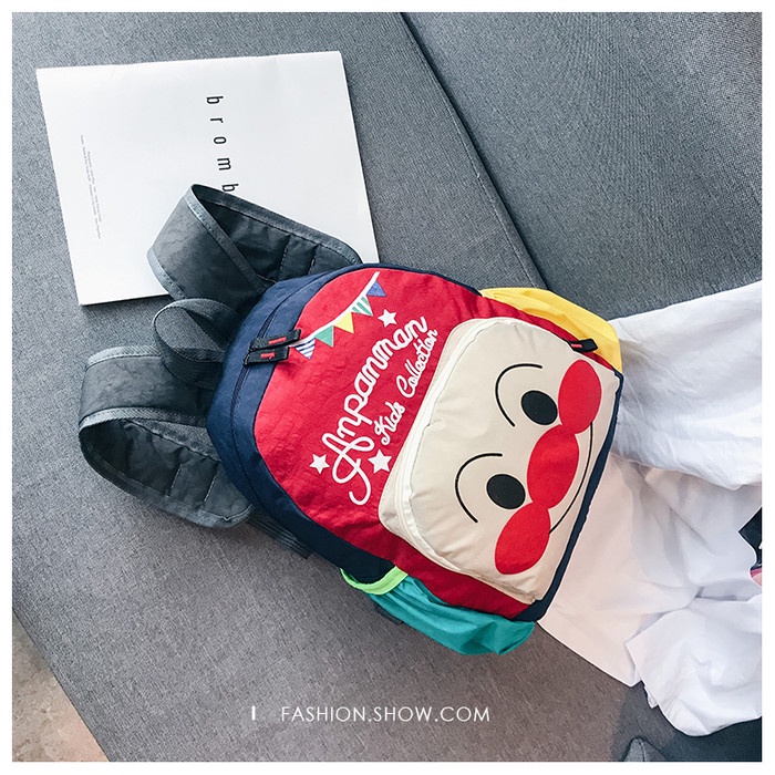 Tas Sekolah Anak Laki Laki SD ANPANMAN TRAVEL BAG │ Kanvas Jepang Karakter Dewasa L Tas Sekolah Anak
