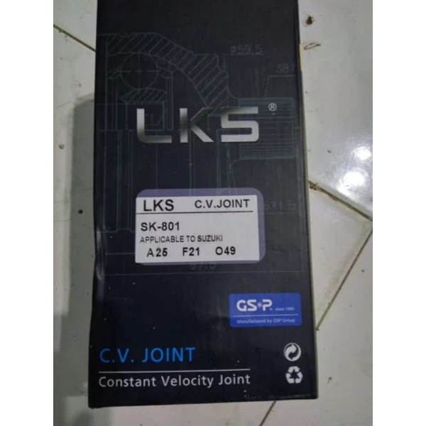 cv joint luar baleno 96 sk-801