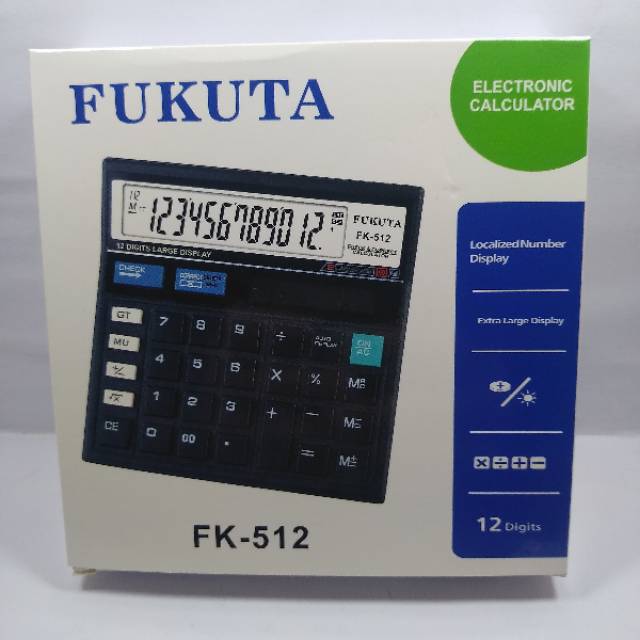 KALKULATOR 12 DIGIT / ALAT HITUNG  / MESIN HITUNG