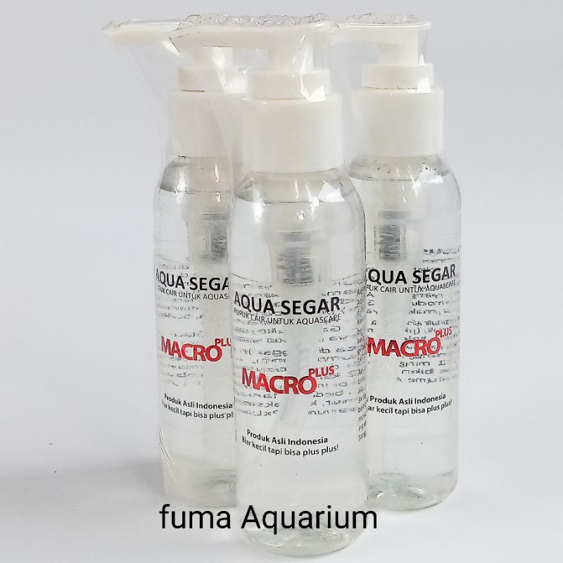 Pupuk cair AQUA SEGAR Macro Plus 100ml Pupuk Tanaman Aquascape