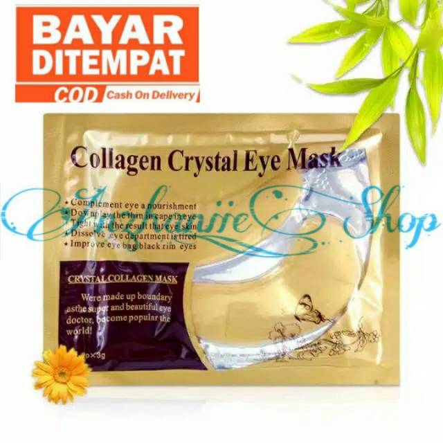 MASKER MATA COLLAGEN | EYE CRYSTAL COLLAGEN EYE MASK GOLD