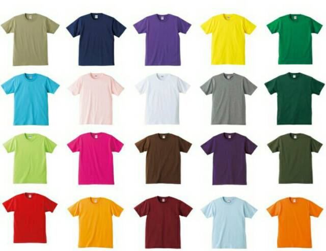 Kaos polos anak unisex/ kaos polos combed 20s