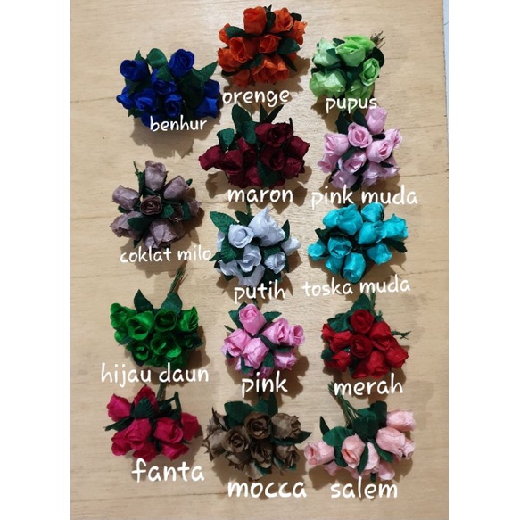 Bunga Tulip /Seruni +-2 cm Per 12 Pcs