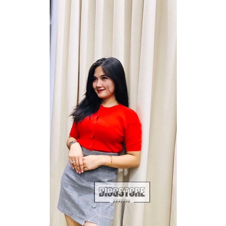 NAILA TOP /CROPPED SHIRT KARDIGAN BAILEY ANGEL/ CARDI RAJUT MURAH