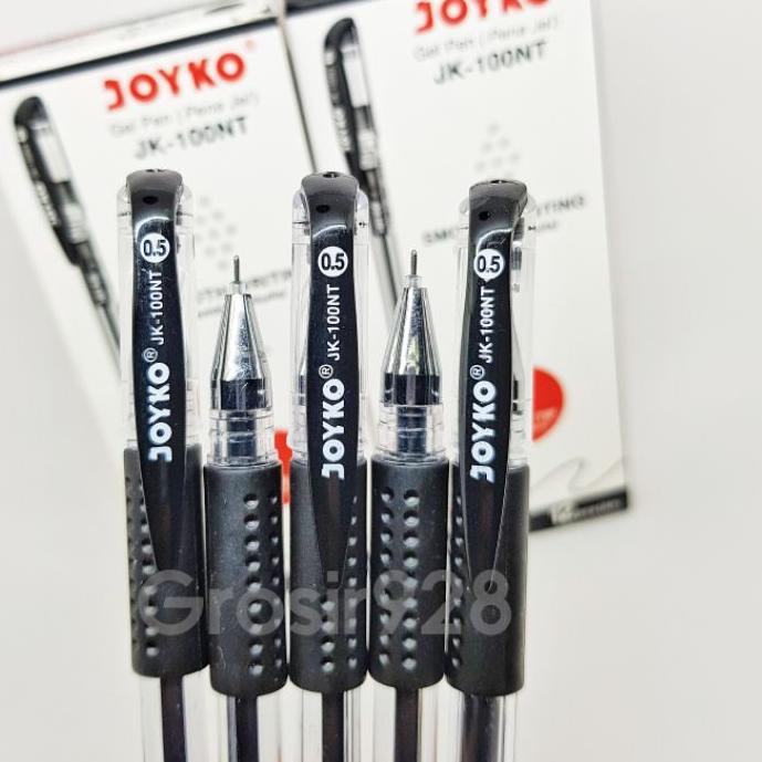 

DAPATKAN SEGERA (Per 12) Gel Pen / Pulpen Gel / Pena Jel Hitam Joyko JK-100NT JK100NT++
