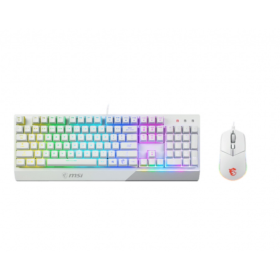 MSI Vigor GK30 Combo White Bundle Gaming Gear