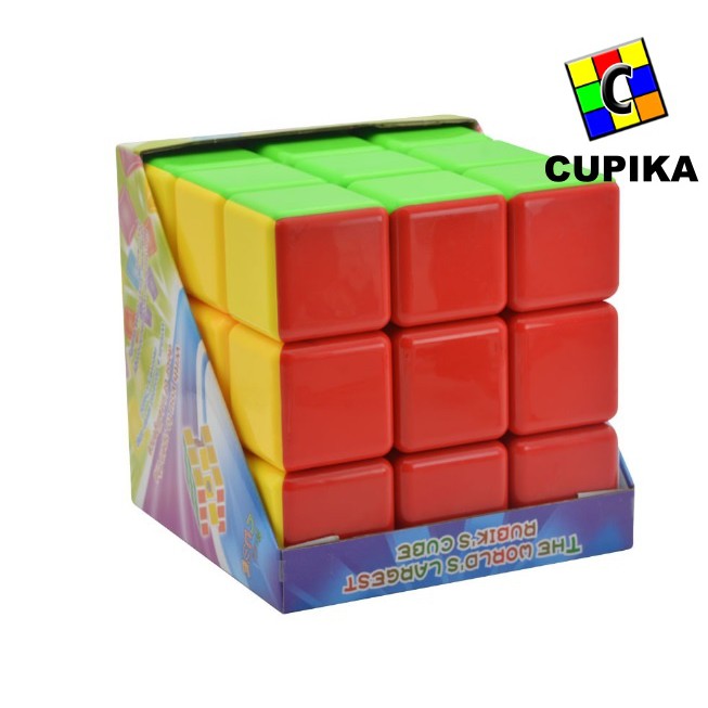 Rubik Raksasa Jumbo Big 3x3 18 cm Giant Cube 3x3x3 HeShu Stickerless 18cm besar