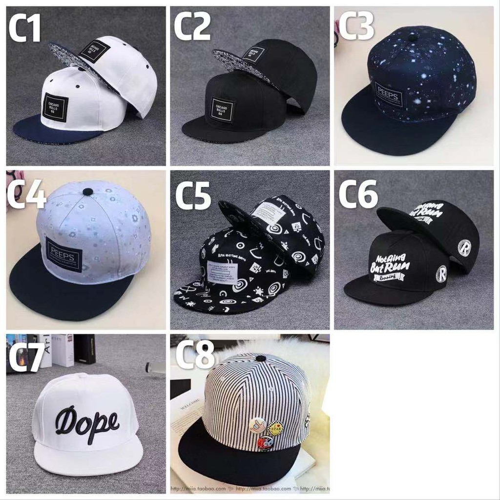 Topi Snapback Baseball Motif Bordir Tulisan untuk Pria / Wanita - Snapback Motif Bordir Unisex