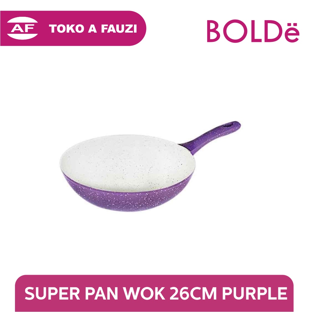 BOLDE SUPER PAN WOK 26CM PURPLE