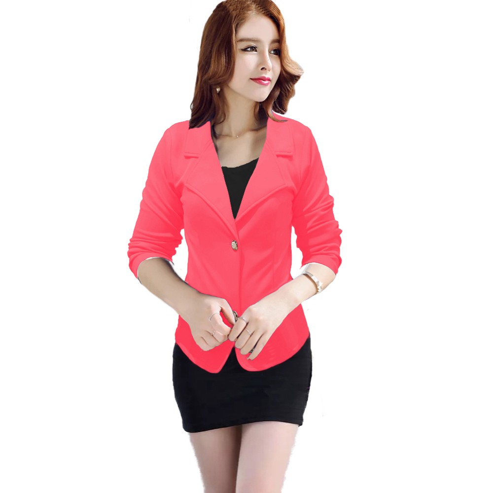 Blazer Kerja Tangan Panjang Gaya Korea Wanita dewasa - XSHOP Beatrice