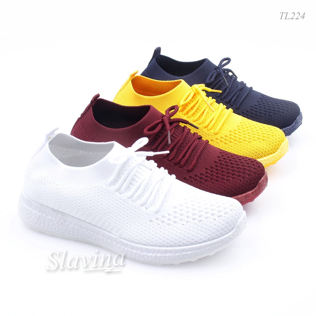 [JUALSEMUA18]Series #TL224 Slavina Sovellia FlyKnit With Ultra Boost Colorway Outsole &amp; Sponge Insole