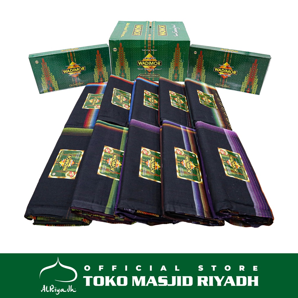 Sarung Wadimor Motif Hujan Gerimis Gunungan Jari