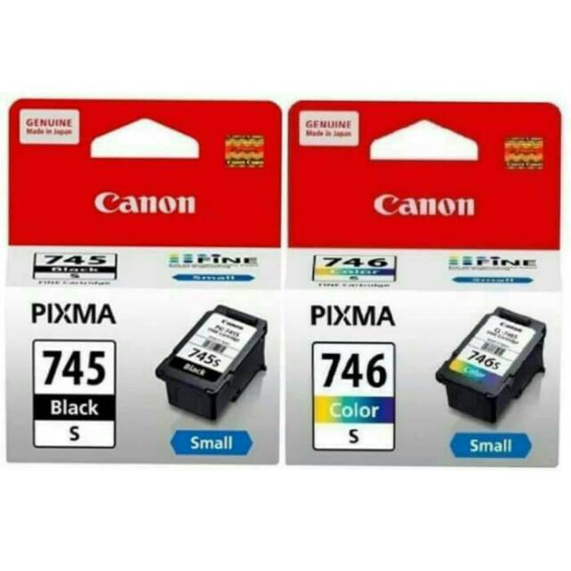 Tinta Printer CANON 745s Black & 746s Colour ORIGINAL