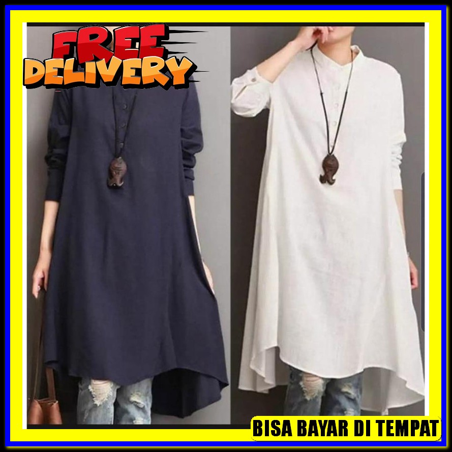 Baju Bju Atasan Rajut Blouse Blous Blus Bluse Blose Wanita Cewek Perempuan Fashion Muslim Muslimah L