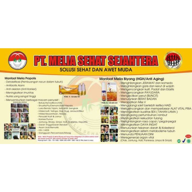 MELIA PROPOLIS BIYANG / OBAT HERBAL