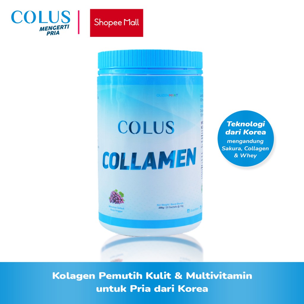 Colus Collamen suplemen pemutih  20 Sachet  Shopee Indonesia