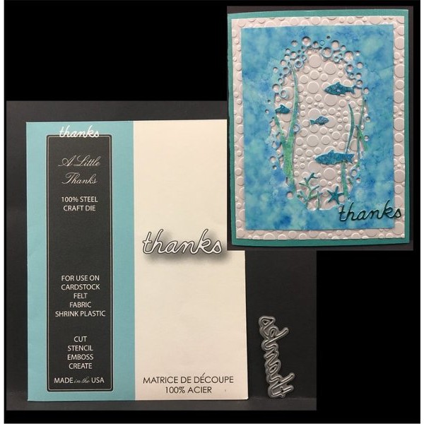 

Baru Dies Scrapbook A Little Thanks Cetakan Pisau Pon KataKata Termurah