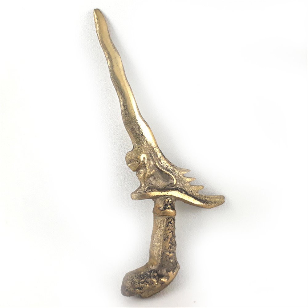 Keris Mini Singa Ladra Handel Deder Dragon Bahan Kuningan