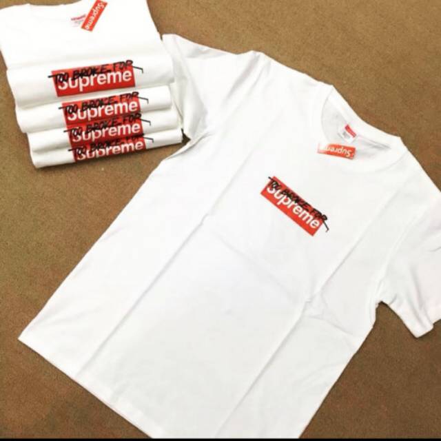[Original Shoppe] Kaos Gildan logo Supreme kecil
