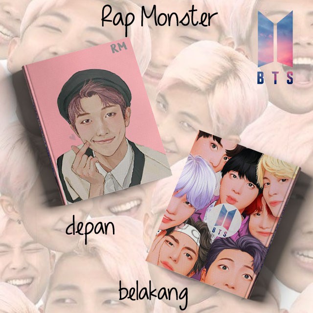 

RM/Rap Monster/RM BTS/BTS/buku/buku tulis/buku catatan/kpop/notebook/korea/korean