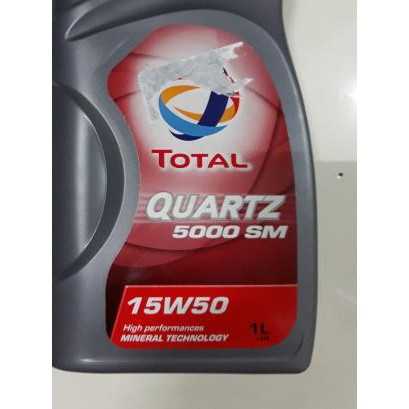 ☜ Oli mesin Total 15W-50 1 Liter ♖