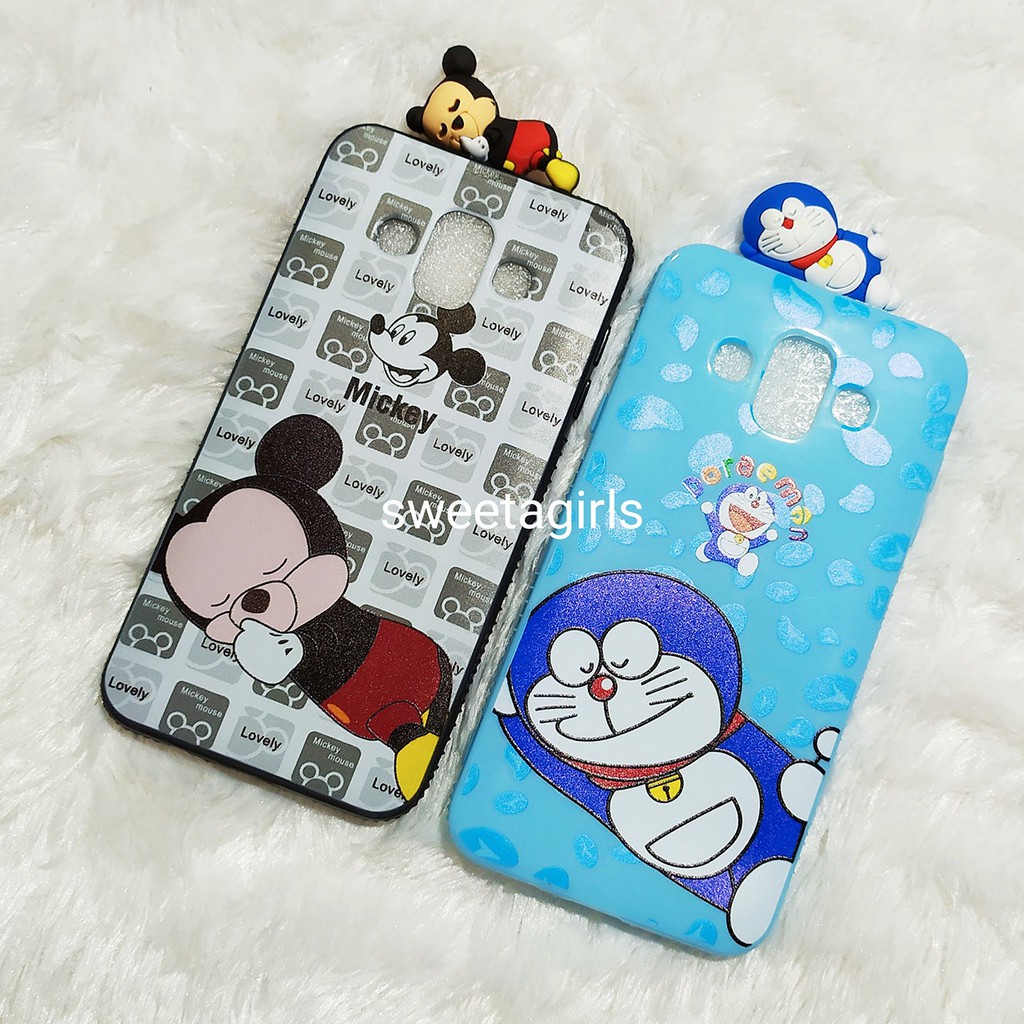 Silicon Case Glossy + Boneka 3D - Samsung Galaxy J7 Duos  - Sweetacase.id / Motif Kartun - Bisa Bayar Ditempat / COD / Casing Terbaru / Karakter Lucu / Casing Kartun / Kartun / Case murah / diskon / Import/ J7 Duo