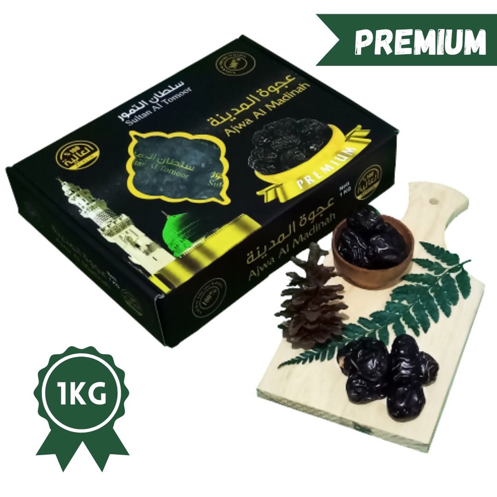 

Kurma Ajwa Al Madina Medium 1kg / Kurma Ajwa / Kurma Nabi